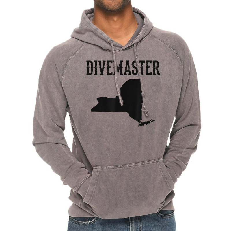 New York Divemaster Scuba Diving Instructor Dive Flag Style T Shirt Vintage Hoodie | Artistshot