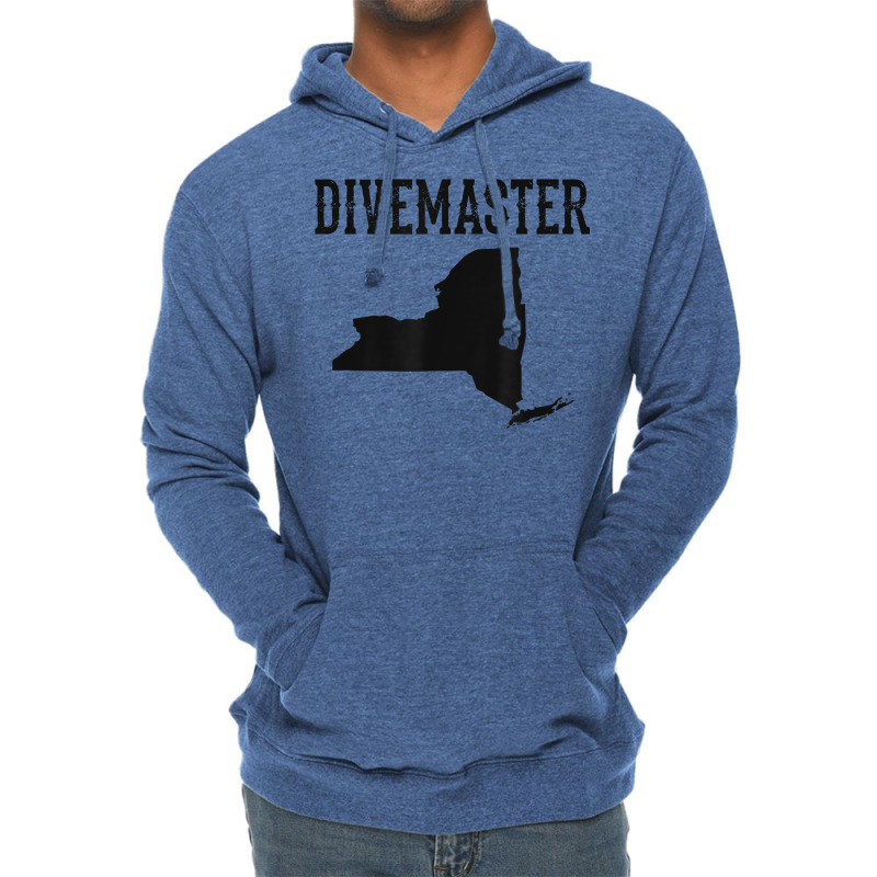 New York Divemaster Scuba Diving Instructor Dive Flag Style T Shirt Lightweight Hoodie | Artistshot