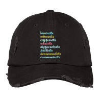 Laminate Advocate Caffeinate Educate T Shirt Vintage Cap | Artistshot