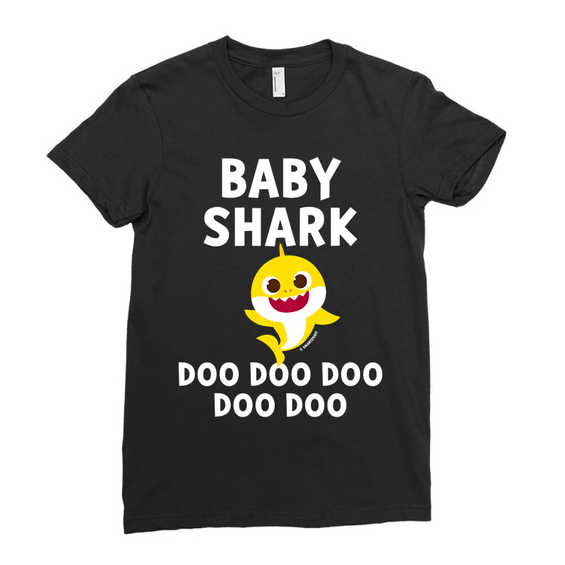 Kids Pinkfong Baby Shark Official Ladies Fitted T-Shirt by trokeryth | Artistshot