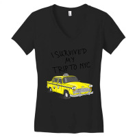 I Survived My Trip To Nyci Love Nyc New York Shirt Women's V-neck T-shirt | Artistshot