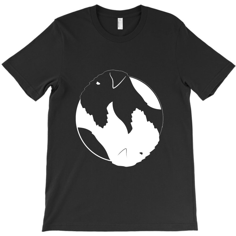 Yin Yang Airedale Terrier Funny T-shirt | Artistshot