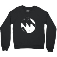 Yin Yang Airedale Terrier Funny Crewneck Sweatshirt | Artistshot