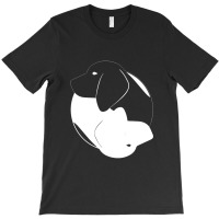 Yin Yang Beagle Funny T-shirt | Artistshot