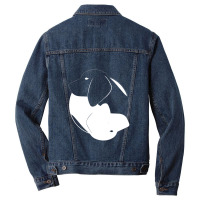 Yin Yang Beagle Funny Men Denim Jacket | Artistshot