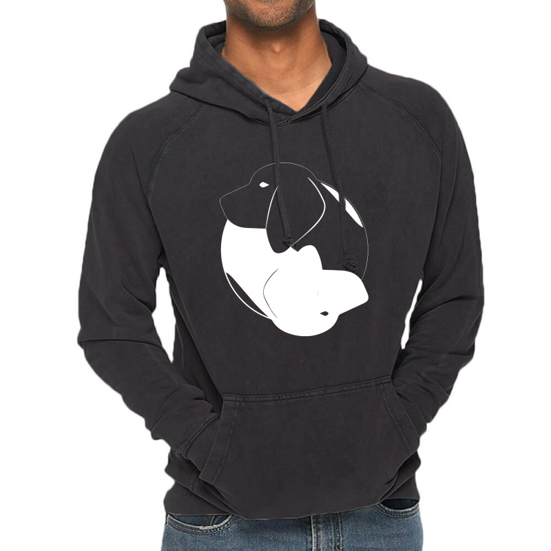 Yin Yang Beagle Funny Vintage Hoodie | Artistshot