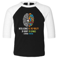 Intelligence Is Toddler 3/4 Sleeve Tee | Artistshot