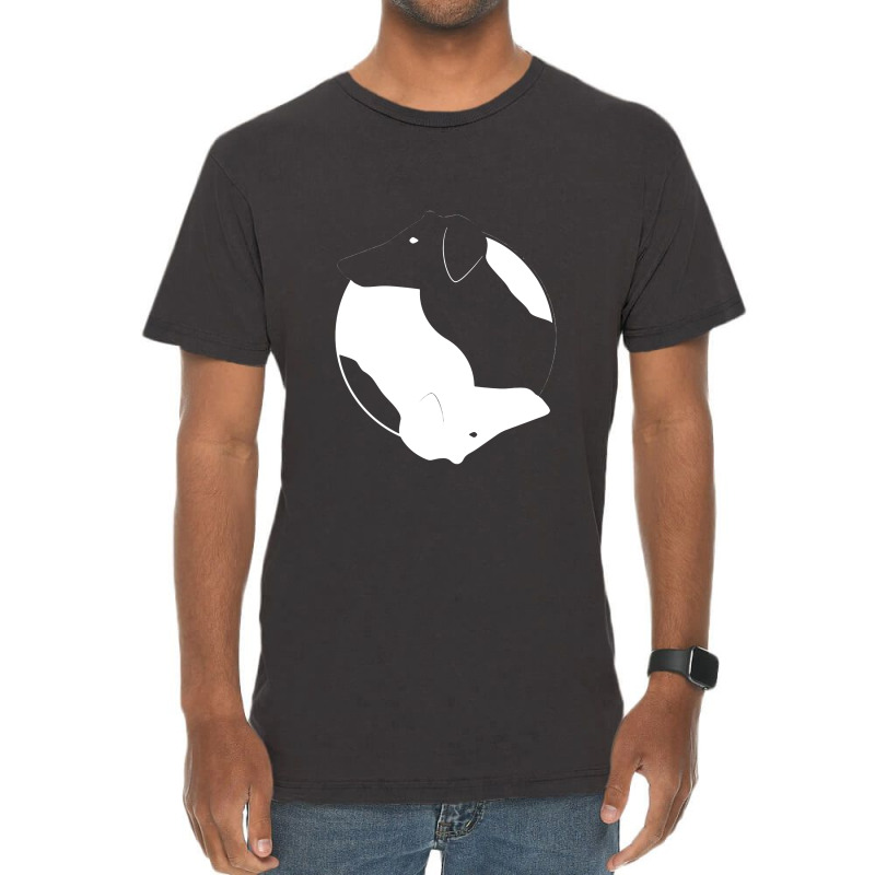 Yin Yang Greyhound Funny Vintage T-shirt | Artistshot