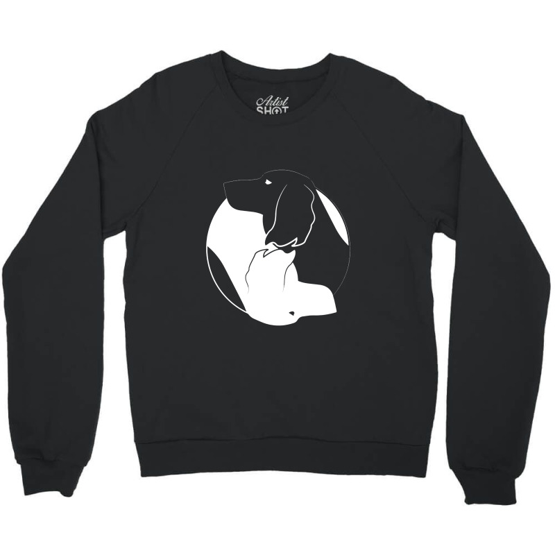 Yin Yang Irish Setter Funny Crewneck Sweatshirt | Artistshot