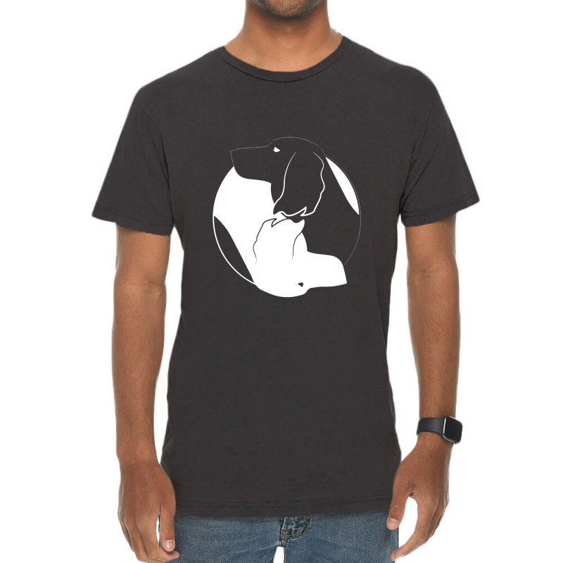 Yin Yang Irish Setter Funny Vintage T-shirt | Artistshot