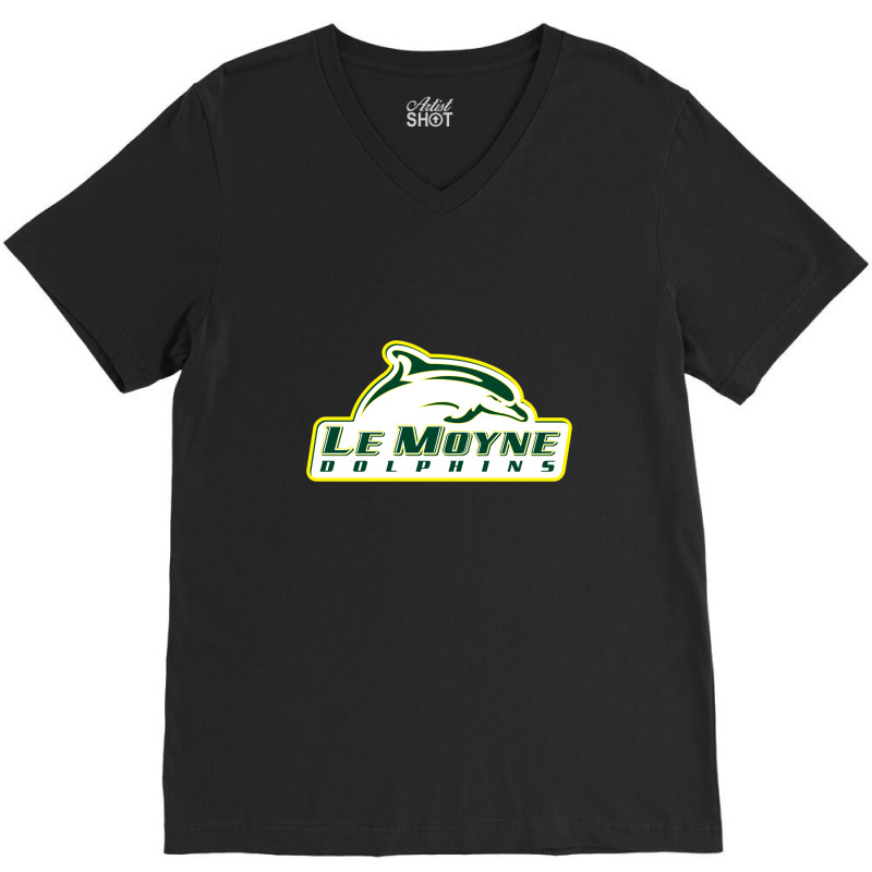 The Le Moyne Dolphins V-Neck Tee by polly angel | Artistshot