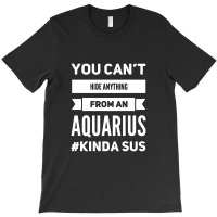 You Can't Hide Anything From An Aquarius T-shirt | Artistshot