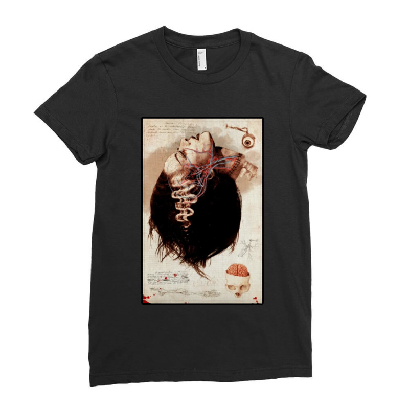 Bride Of Frankenstein Anatomy Lesson Ladies Fitted T-Shirt by Samboo | Artistshot