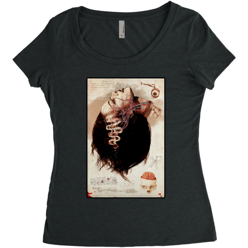 Bride Of Frankenstein Anatomy Lesson Women's Triblend Scoop T-shirt by Samboo | Artistshot