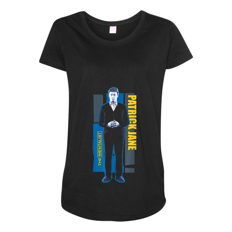 The Mentalist Patrick Jane Maternity Scoop Neck T-shirt by trokeryth | Artistshot