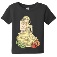 Shrimp Spaghetti Food Baby Tee | Artistshot