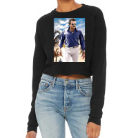 Day Gift Blue Cute Bloods Funny Gift Cropped Sweater | Artistshot