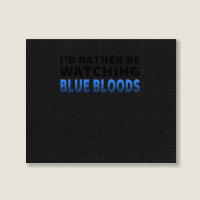 Gifts Idea Blue Cute Bloods Mens Womens Landscape Canvas Print | Artistshot