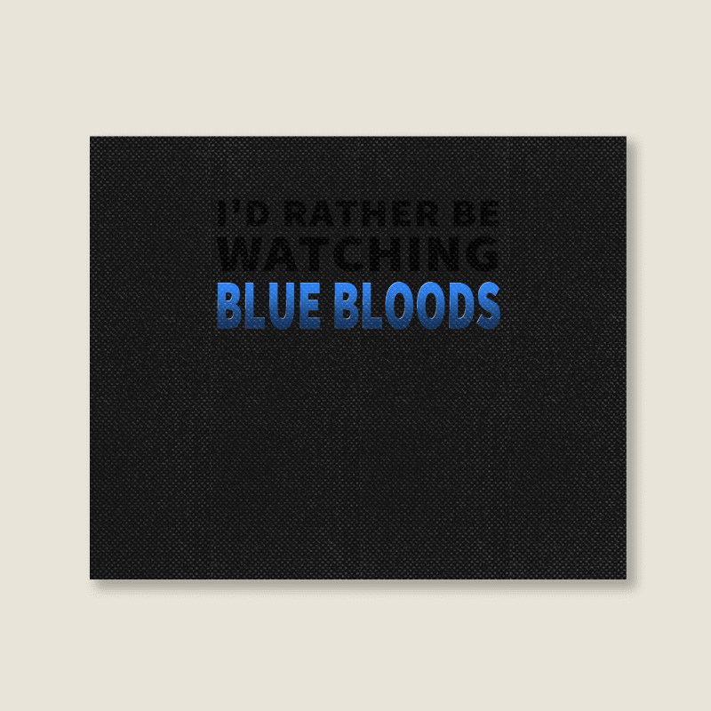 Gifts Idea Blue Cute Bloods Mens Womens Landscape Canvas Print | Artistshot