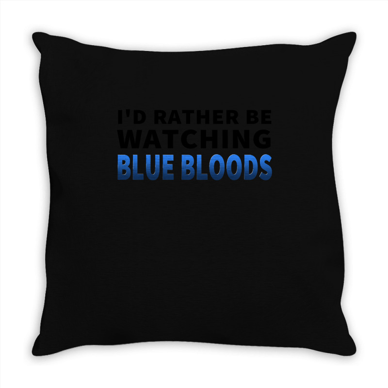 Gifts Idea Blue Cute Bloods Mens Womens Throw Pillow | Artistshot