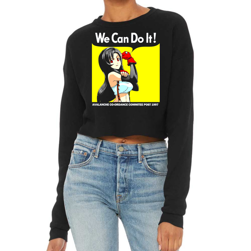 Avalanche Can Do It Cropped Sweater by Robertos | Artistshot