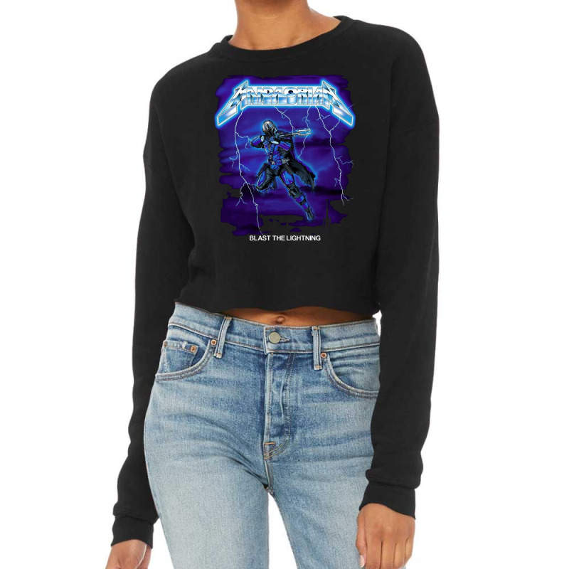 Blast The Lightning Cropped Sweater by Robertos | Artistshot