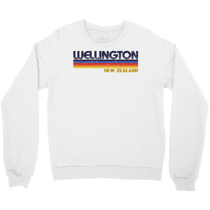 Wellington, New Zealand   Retro Vintage City Shirt T Shirt Crewneck Sweatshirt | Artistshot