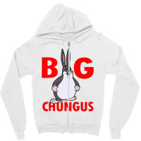 Artistshot Funny Big Chungus Meme Zipper Hoodie