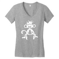 Funky Monkey Women's V-neck T-shirt | Artistshot