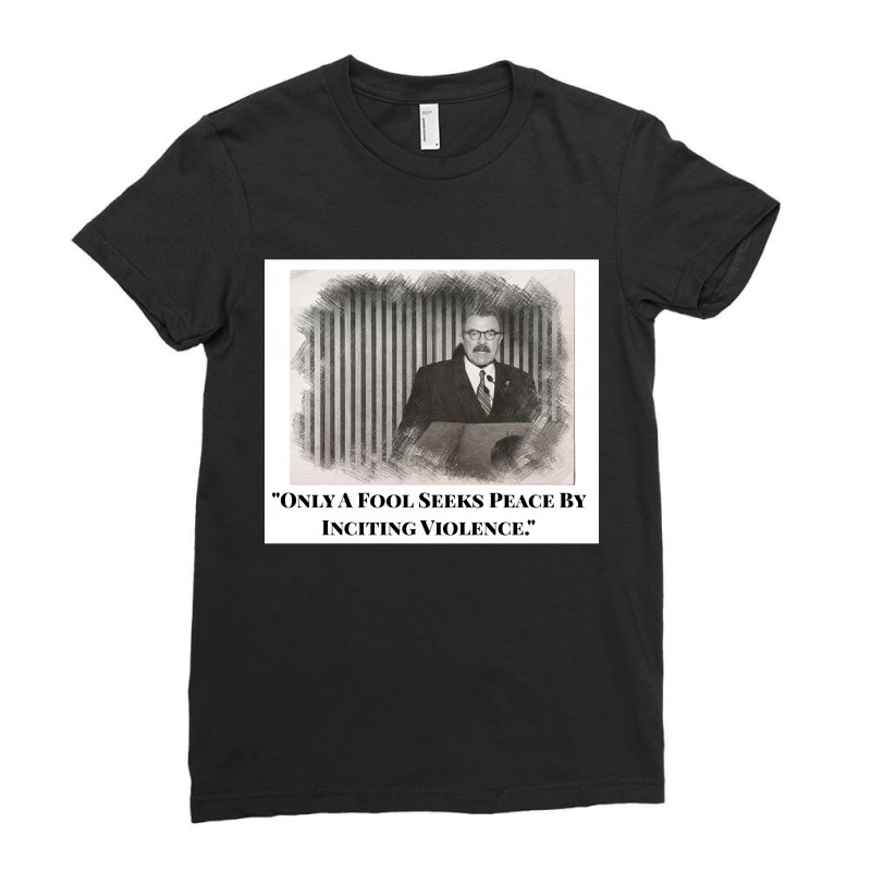 Vintage Retro Reagan Day Gift Ladies Fitted T-Shirt by ArtistAylin | Artistshot