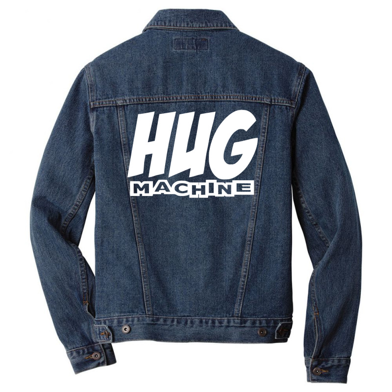 Hug Machine Funny Joke Men Denim Jacket by YatHad | Artistshot