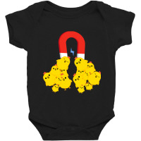 Chicks With Magnet Funny Chick Magnet T Shirt Baby Bodysuit | Artistshot