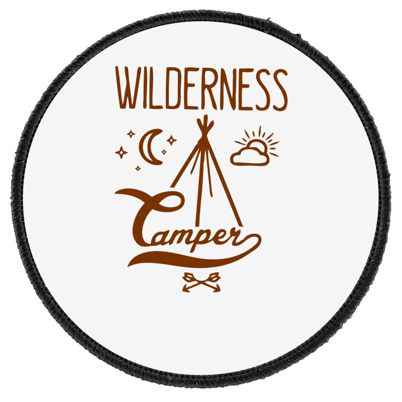 Wilderness Camper Round Patch | Artistshot