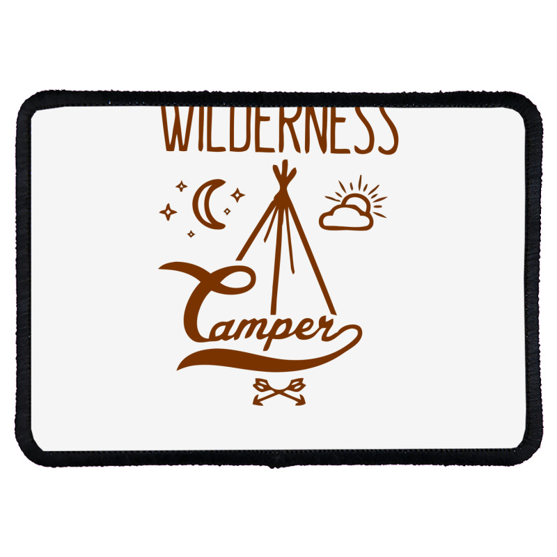 Wilderness Camper Rectangle Patch | Artistshot