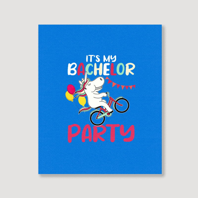 It's My Bachelor Party For Groom Naughty Funny Portrait Canvas Print | Artistshot