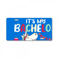 It's My Bachelor Party For Groom Naughty Funny License Plate | Artistshot