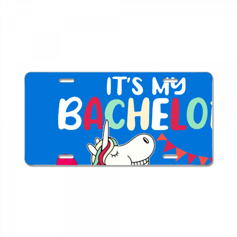 It's My Bachelor Party For Groom Naughty Funny License Plate | Artistshot