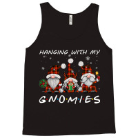 Hanging With Gnomies Gnome Christmas Xmas Buffalo Plaid Red T Shirt Co Tank Top | Artistshot