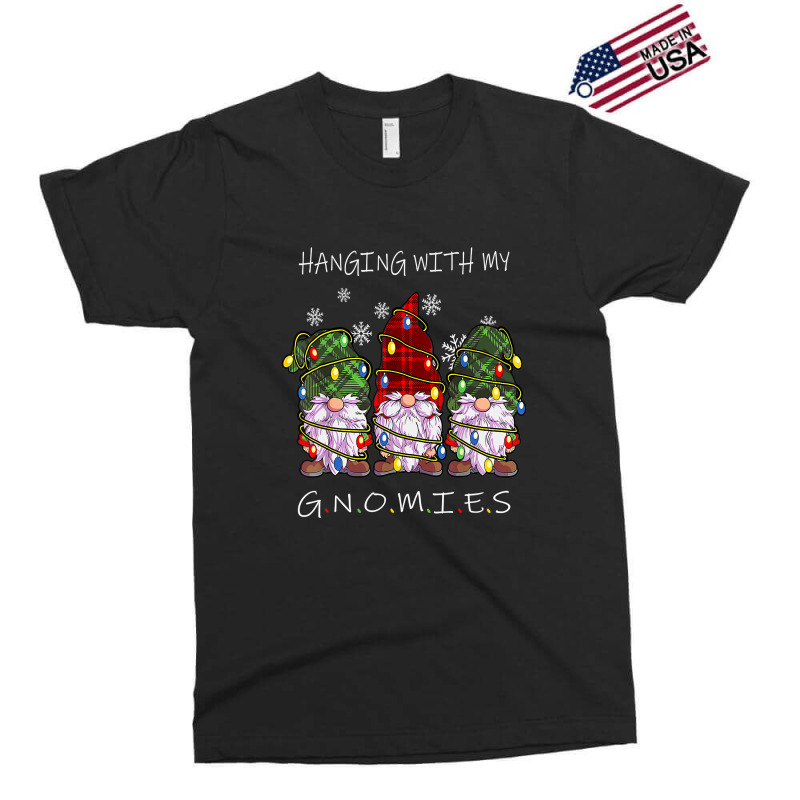 Hanging With Gnomies Gnome Christmas Xmas Buffalo Plaid Red T Shirt Exclusive T-shirt | Artistshot