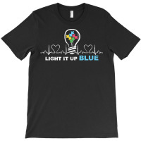 Autism Awareness T  Shirt Light It Up Blue Autism Awareness Tee Autist T-shirt | Artistshot