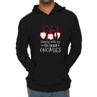 Hanging With My 4th Grade Gnomies   Teacher Christmas Gnome T Shirt Lightweight Hoodie | Artistshot