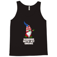 Hanging With My Gnome Garden Dabbing Gnome American Usa Flag Premium T Tank Top | Artistshot