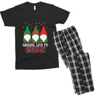 Hanging With My Gnomies Funny Garden Gnome Premium T Shirt Men's T-shirt Pajama Set | Artistshot