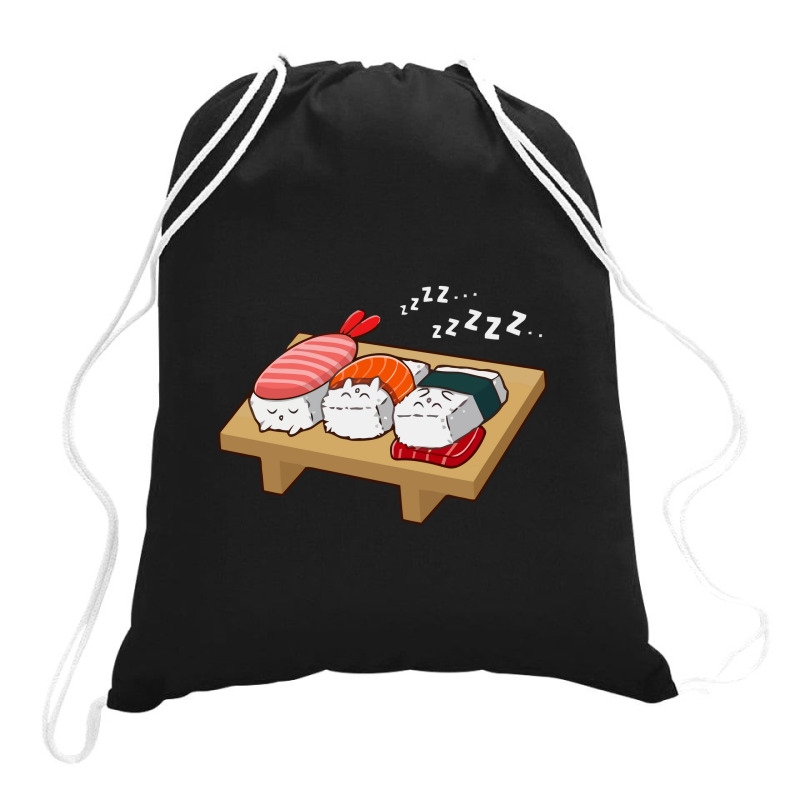 Drawstring Backpack Cute Japanese Sushi Bags