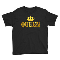 Queen Gold Couple Youth Tee | Artistshot