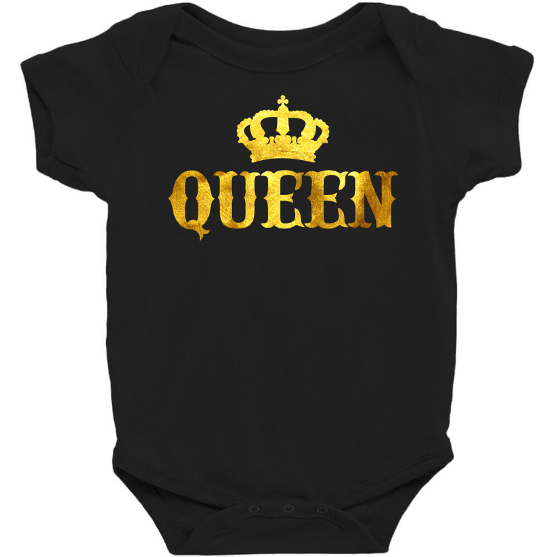 Queen Gold Couple Baby Bodysuit | Artistshot