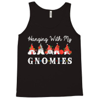 Hanging With My Gnomies Funny Gnome Friend Christmas Lights Premium T Tank Top | Artistshot