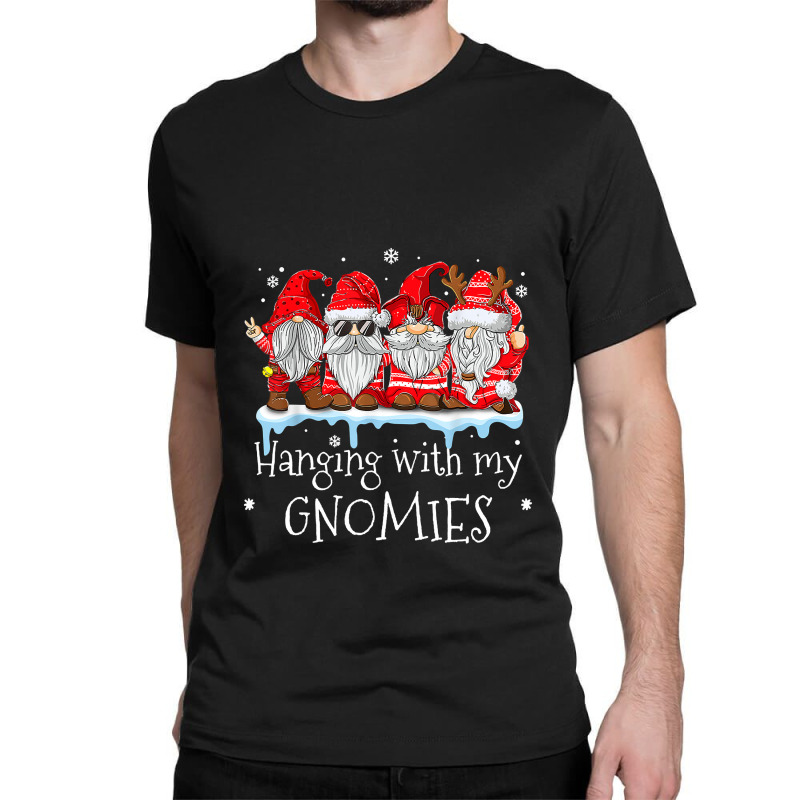 Hanging With My Gnomies Garden Gnome Christmas Pajama Xmas T Shirt Classic T-shirt | Artistshot