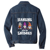 Hanging With My Gnomies Matching Couples Group For Adults T Shirt Men Denim Jacket | Artistshot