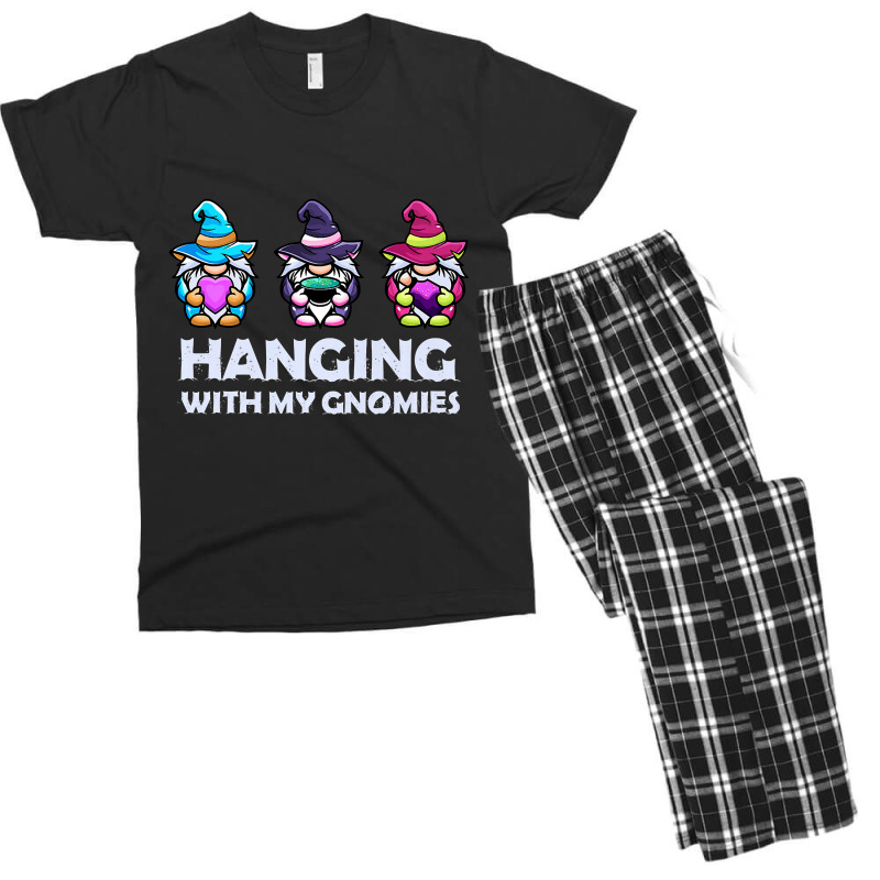 Hanging With My Gnomies Nordic Santa Gnome Christmas Pajama Premium T Men's T-shirt Pajama Set | Artistshot